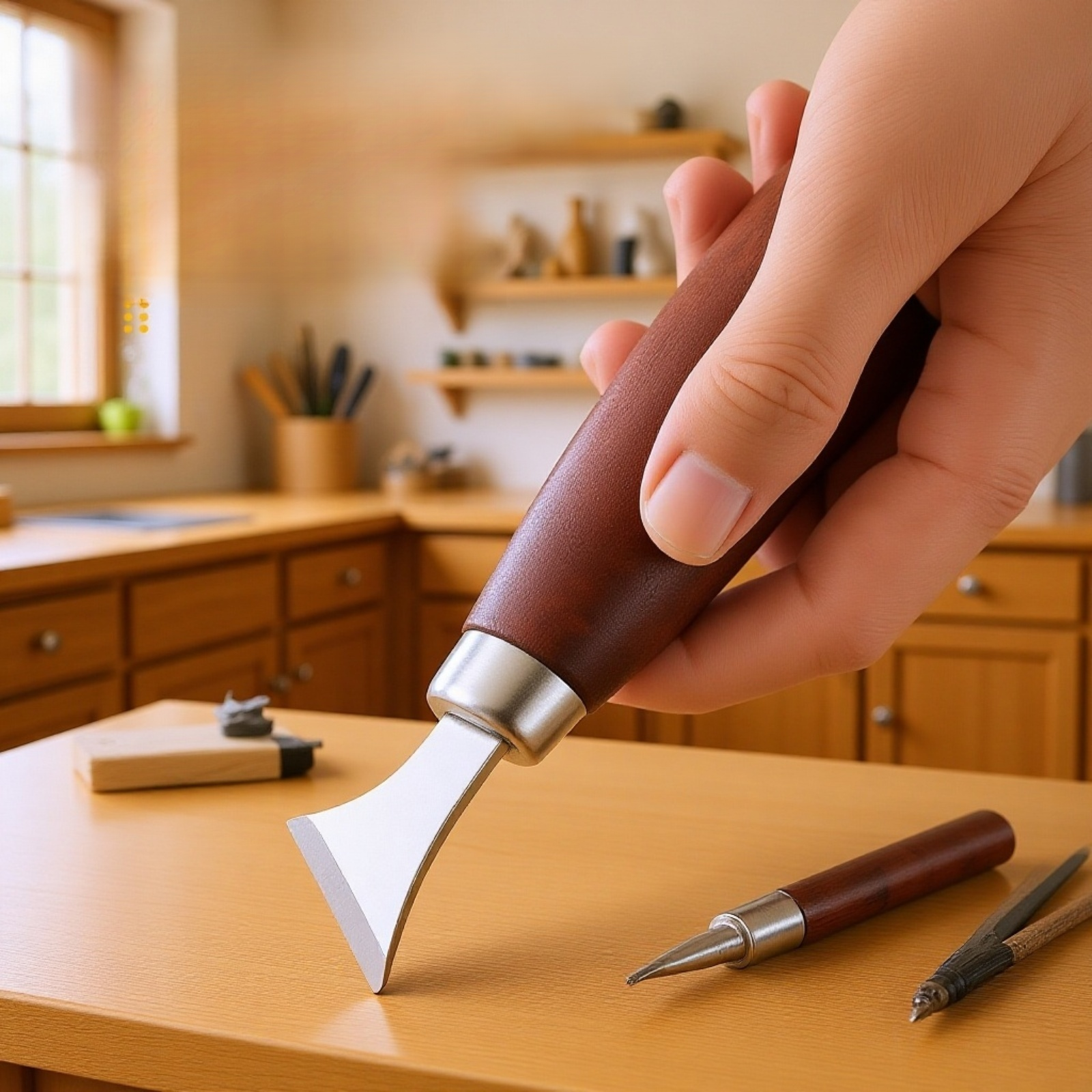 Gubias para tallar madera de diferentes tamaños