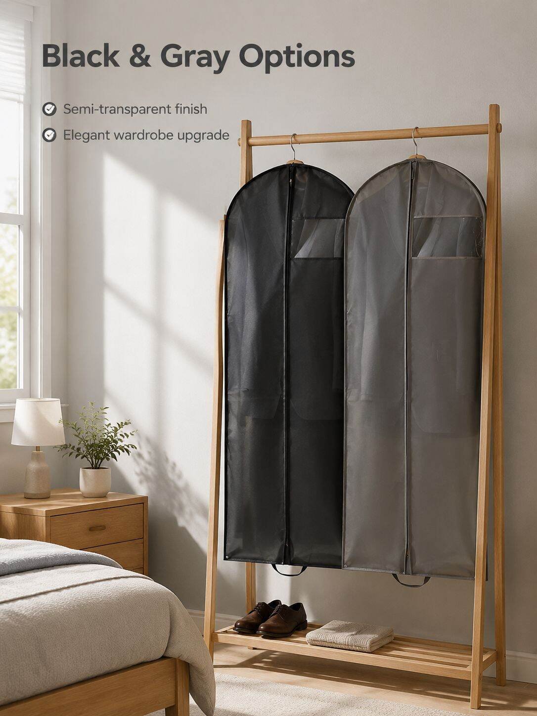 Suit Garment Bag with Zipper Dust Cover