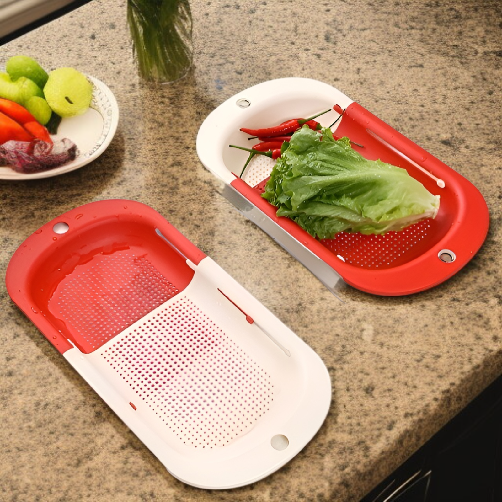 ドーパミン 引き込み式排水バスケット キッチンシンク排水ラック 果物と野菜フィルターバスケット アーティファクト