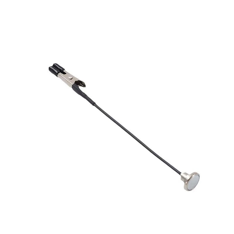 Magnetic bendable memo clip