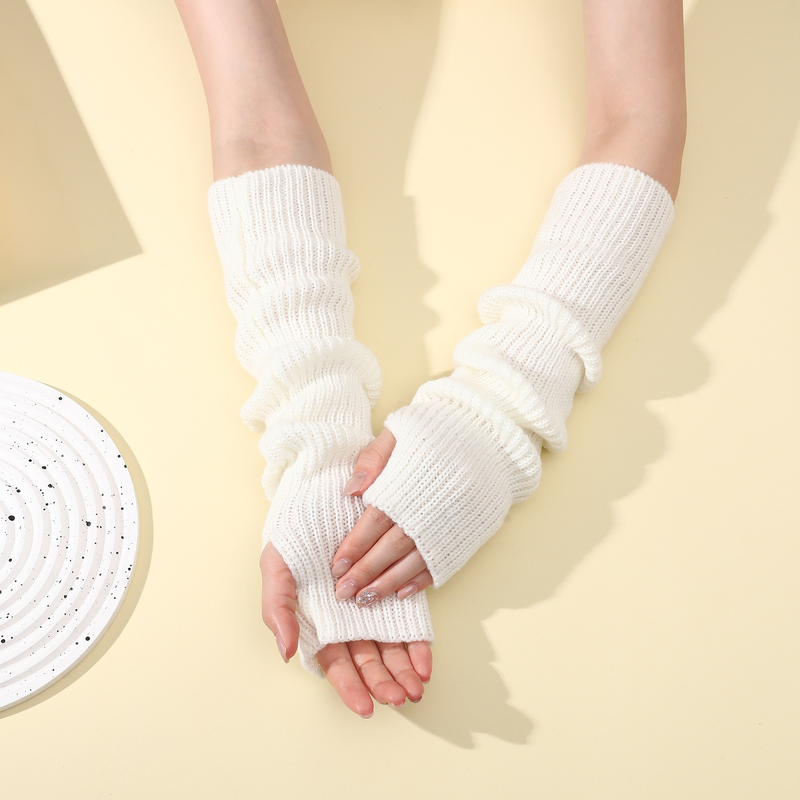 Mangas de punto sin dedos