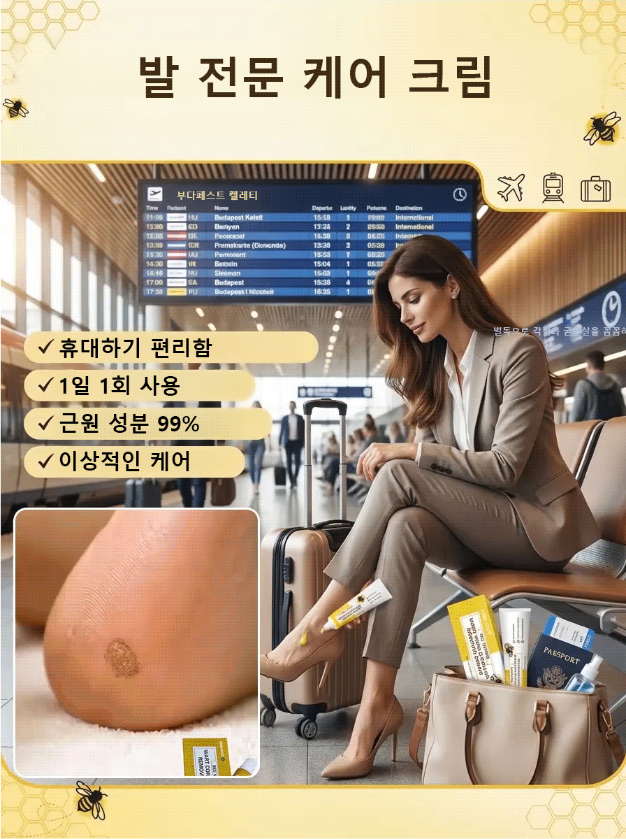 티눈 및 굳은살 제거 봉독 크림