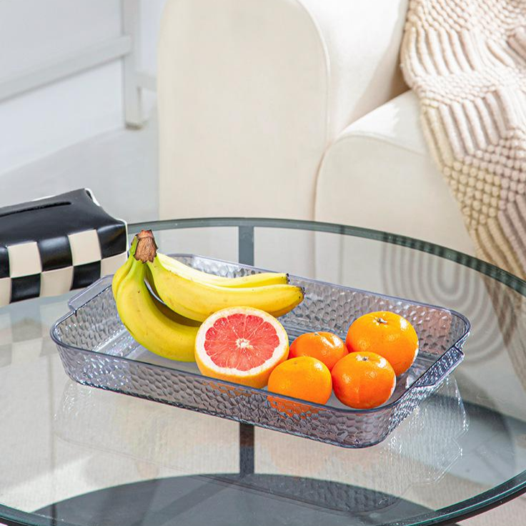 多功能透明水果收納托盤