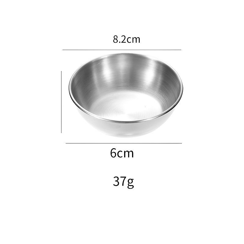 ステンレスソース皿 調味料皿 ディッピング皿