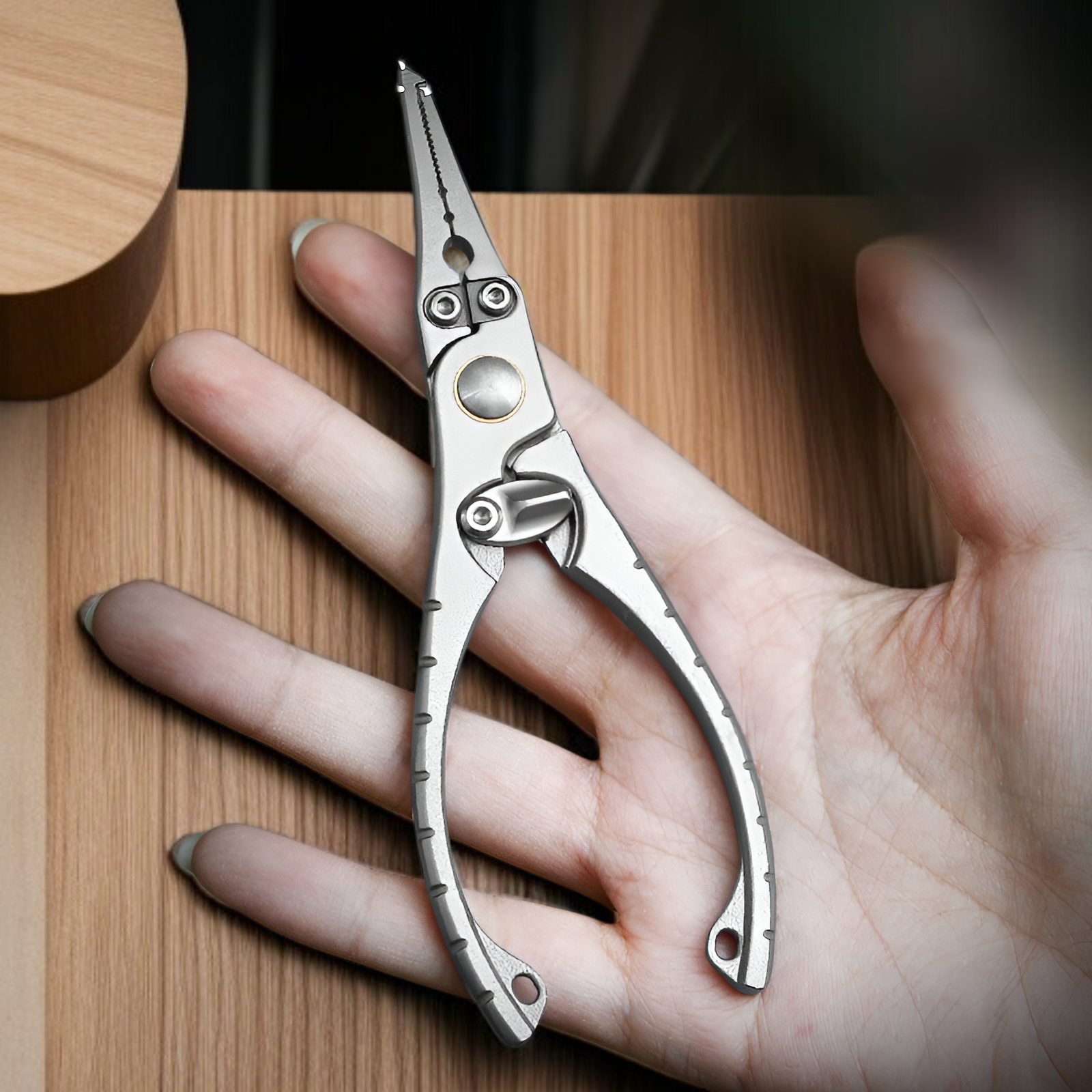 PEラインはさみ ステンレススチール 釣り用プライヤー プライヤー 釣り用 多機能 鋭い口 ルアープライヤー 魚糸はさみ プライヤー