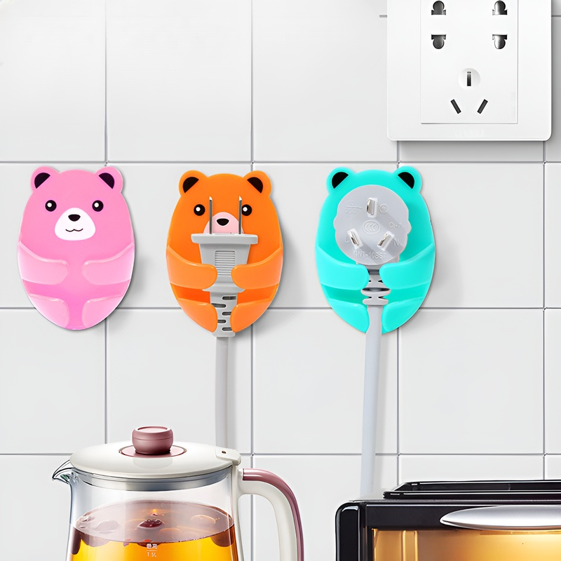 くま型コンセントフック
