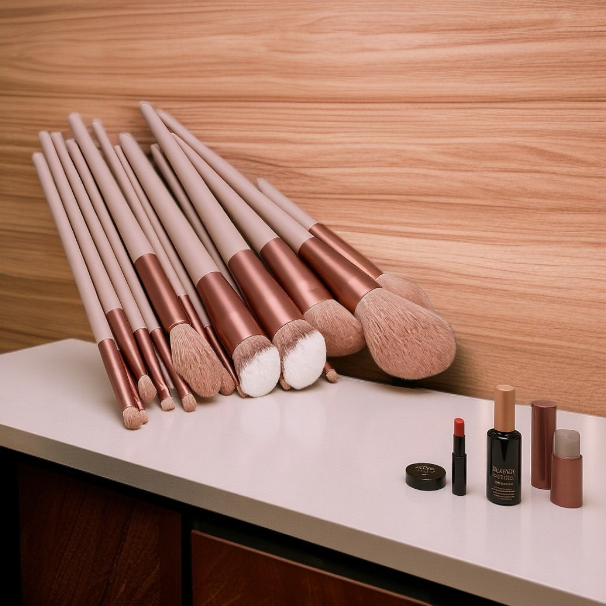 13 makeup brush strap storage bag set