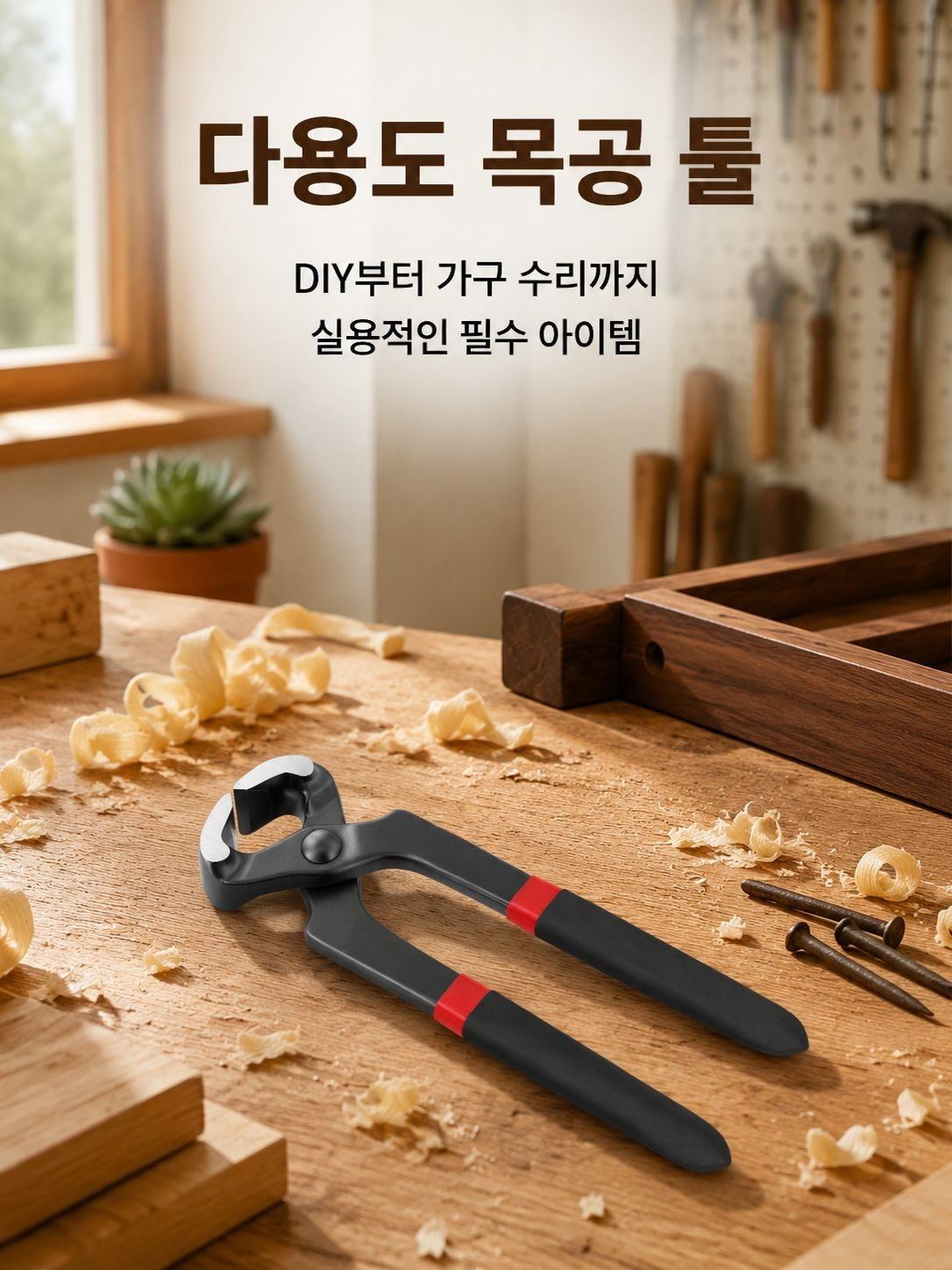 목공 신발수리 못빼기 다용도 펜치