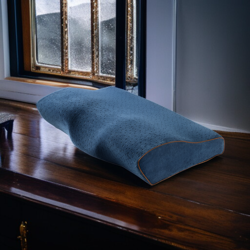 蝶の形をした低反発枕