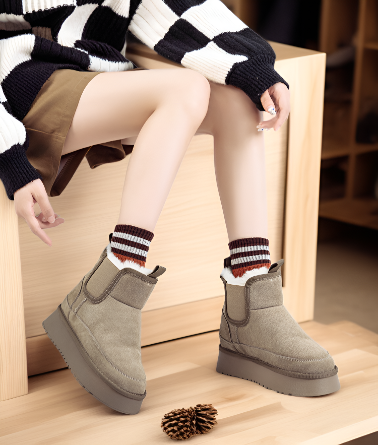 남녀공용 겨울 면 신발