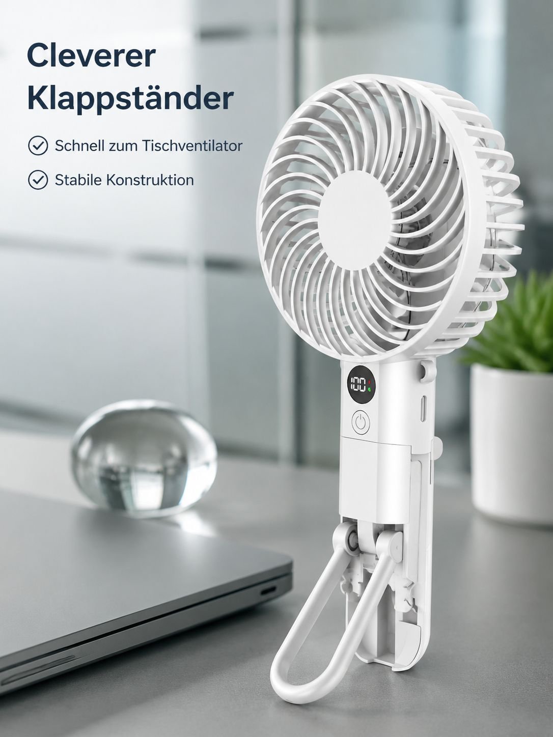 Handlicher Ventilator mit mehreren Geschwindigkeitsstufen