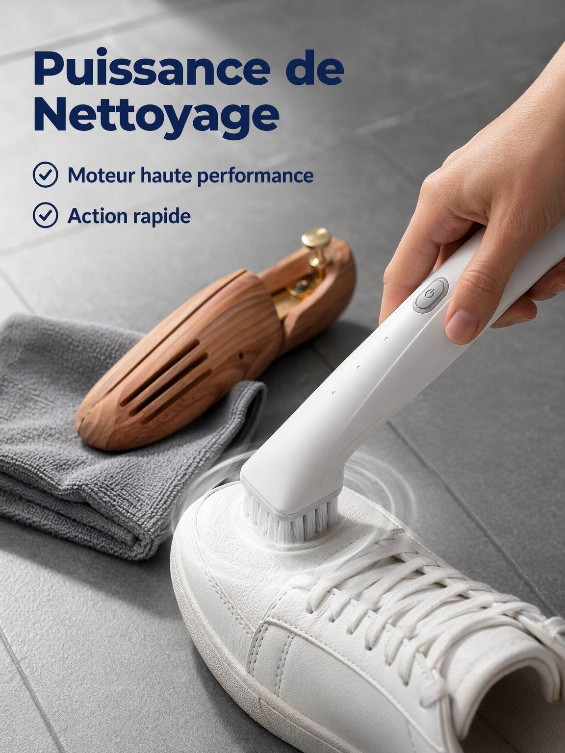 Nettoyeur de chaussures électrique sans fil