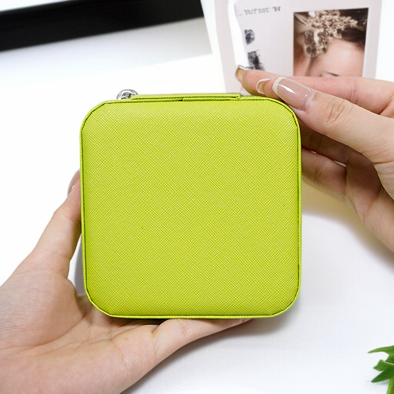 Portable Mini Jewelry Box Small Jewelry Storage Travel Jewelry Case