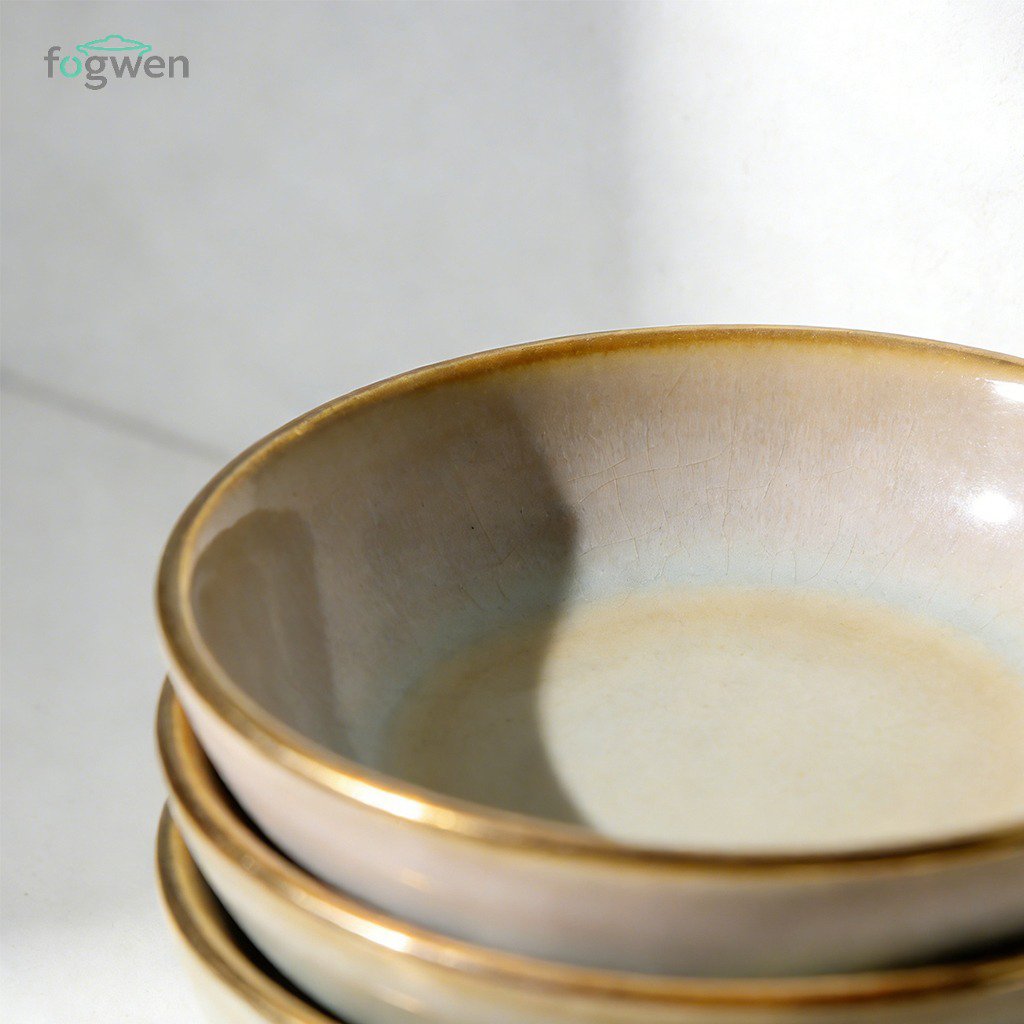 可堆疊陶瓷調味碟 家用火鍋沾醬碟（3個）