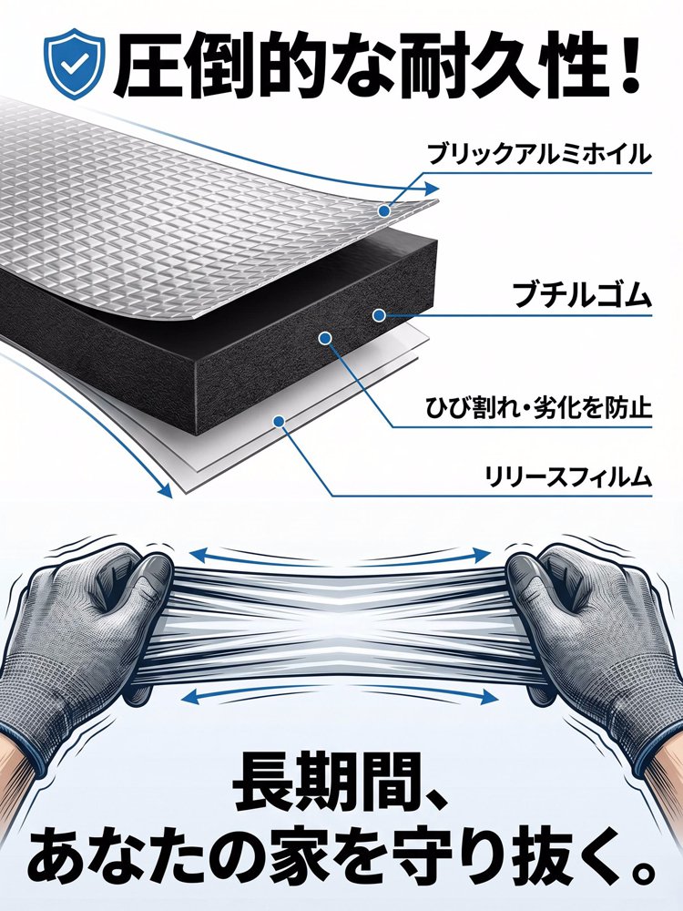 漏れ防止防水高温耐性テープ