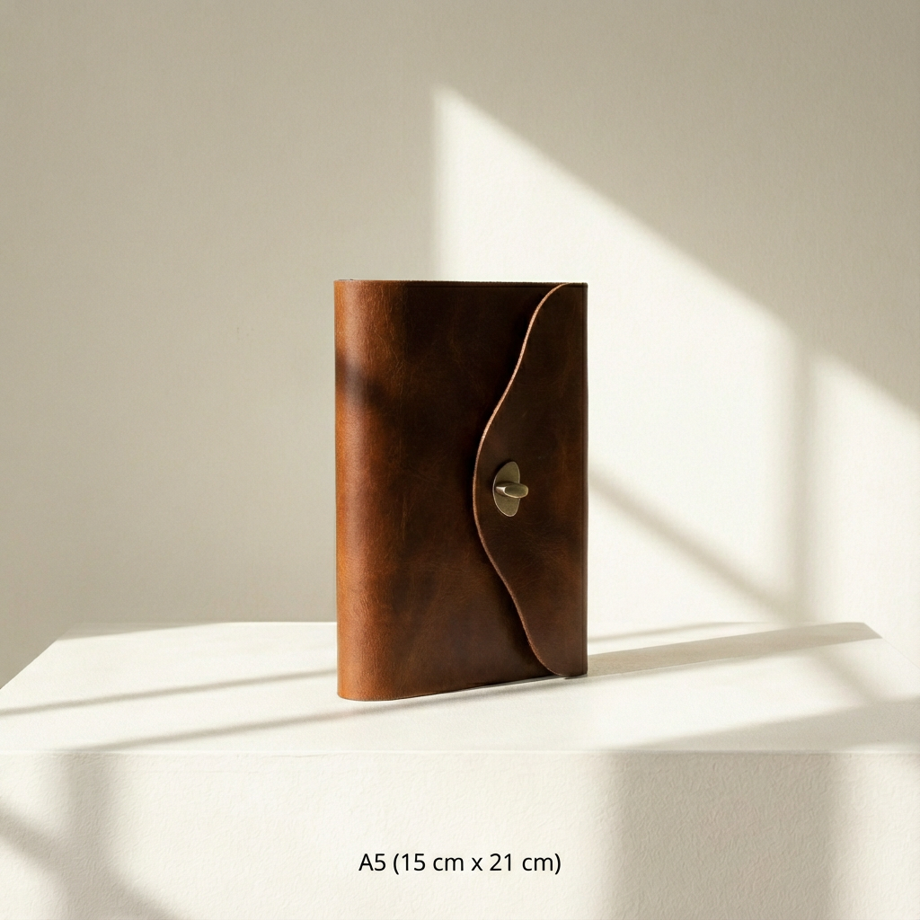 สมุดโน้ตหนังทำมือเหมาะสำหรับจดบันทึก