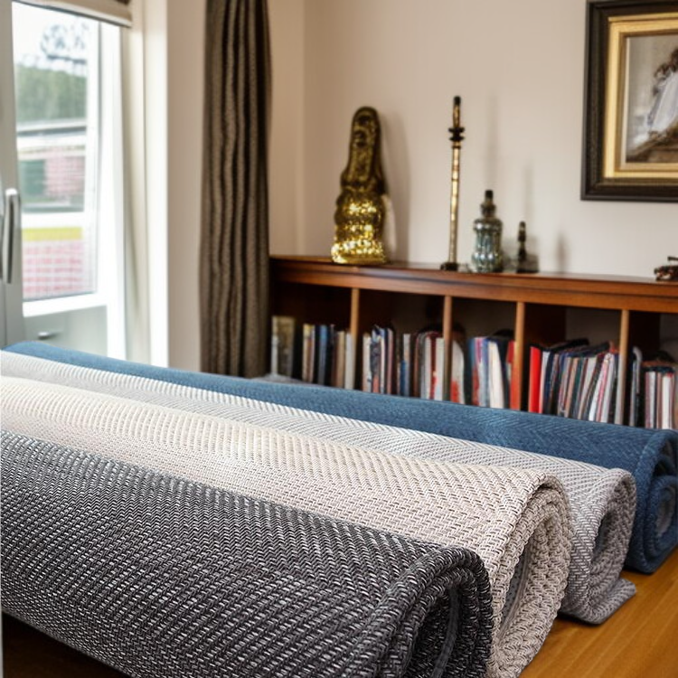 سجادة غرفة المعيشة المنسوجة بنمط متعرج