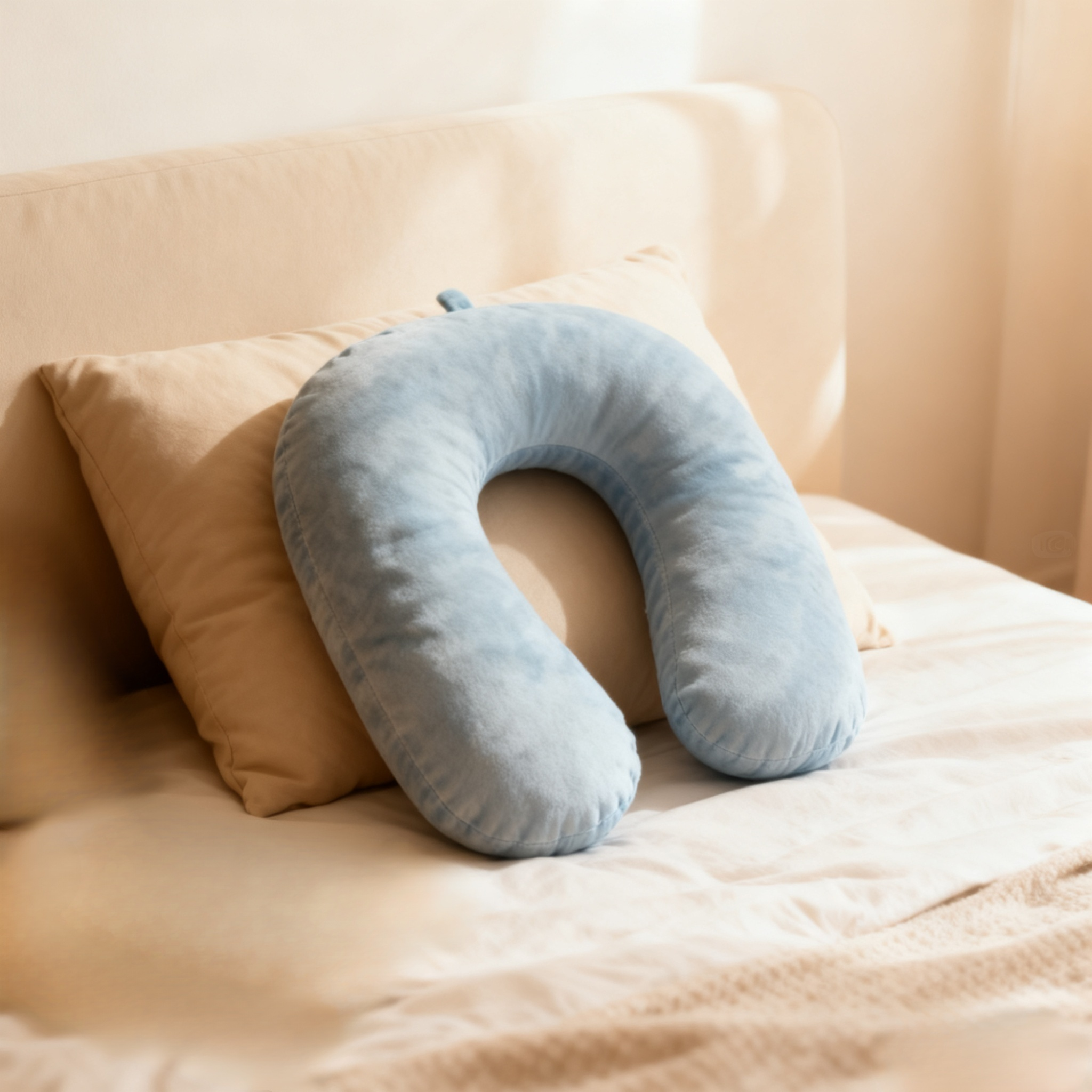 曲型護頸枕