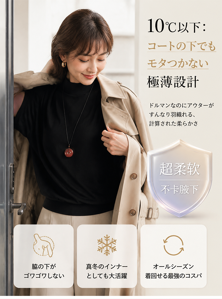 Monolly 一瞬で洗練スタイルが叶う極上透け感ニット | 日常をクラスアップ
