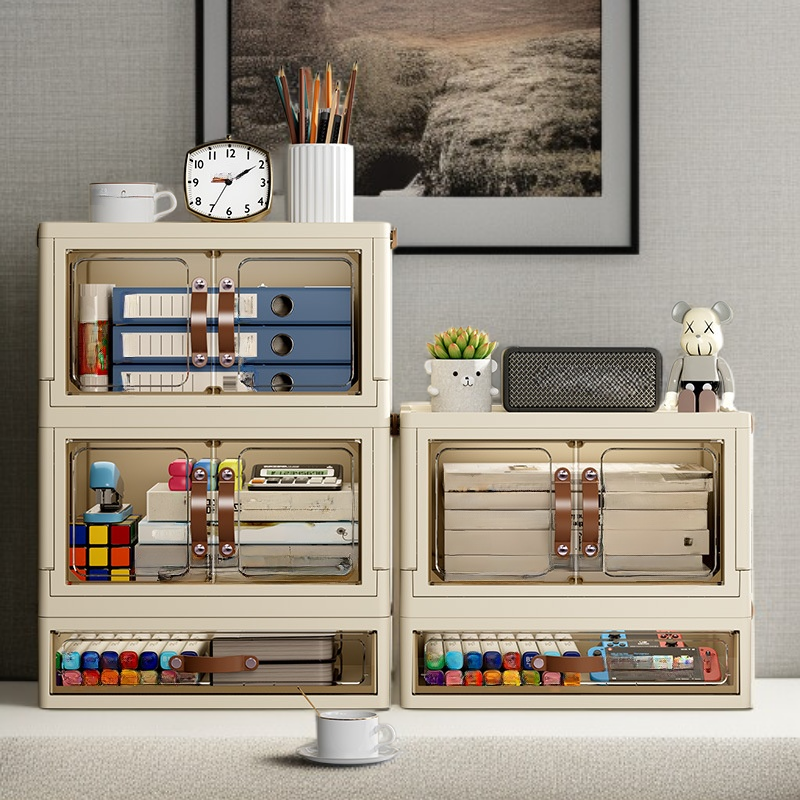 大容量桌面文具收納盒 抽屜式多功能學生宿舍收納櫃 桌面收納盒書房置物架