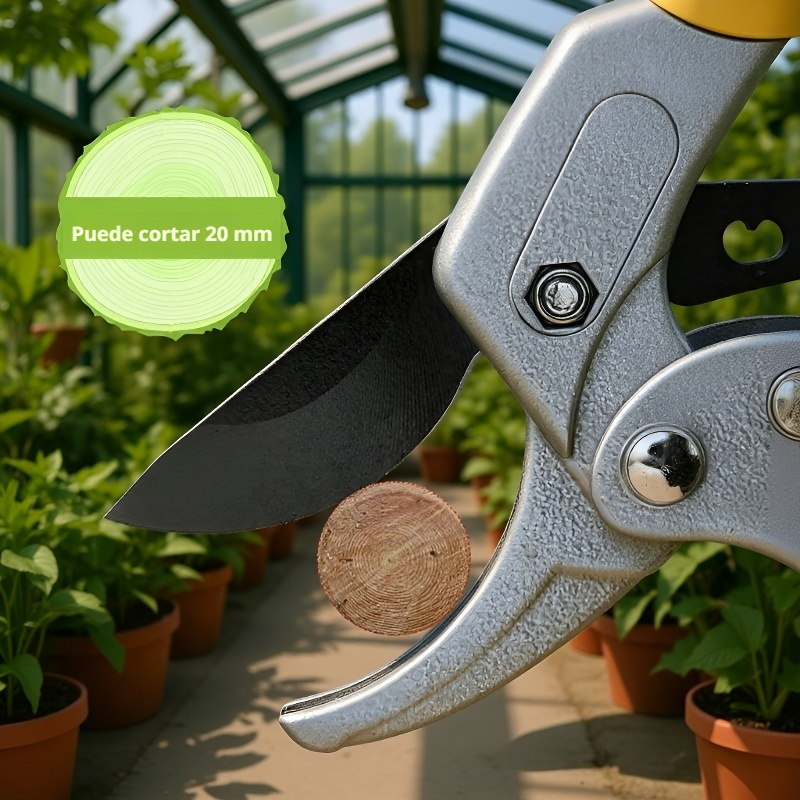 Tijeras de poda multifuncionales ahorradoras de esfuerzo para ramas de árboles frutales