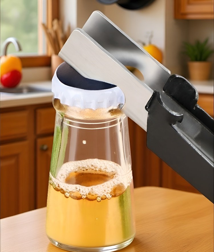 Mango antideslizante del abrelatas multifuncional