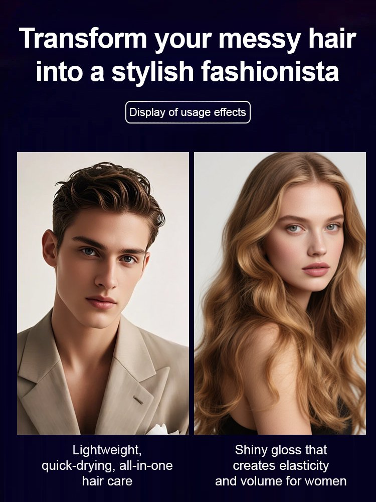  No-rinse dry hair oil control spray to keep hair fresh and fluffy