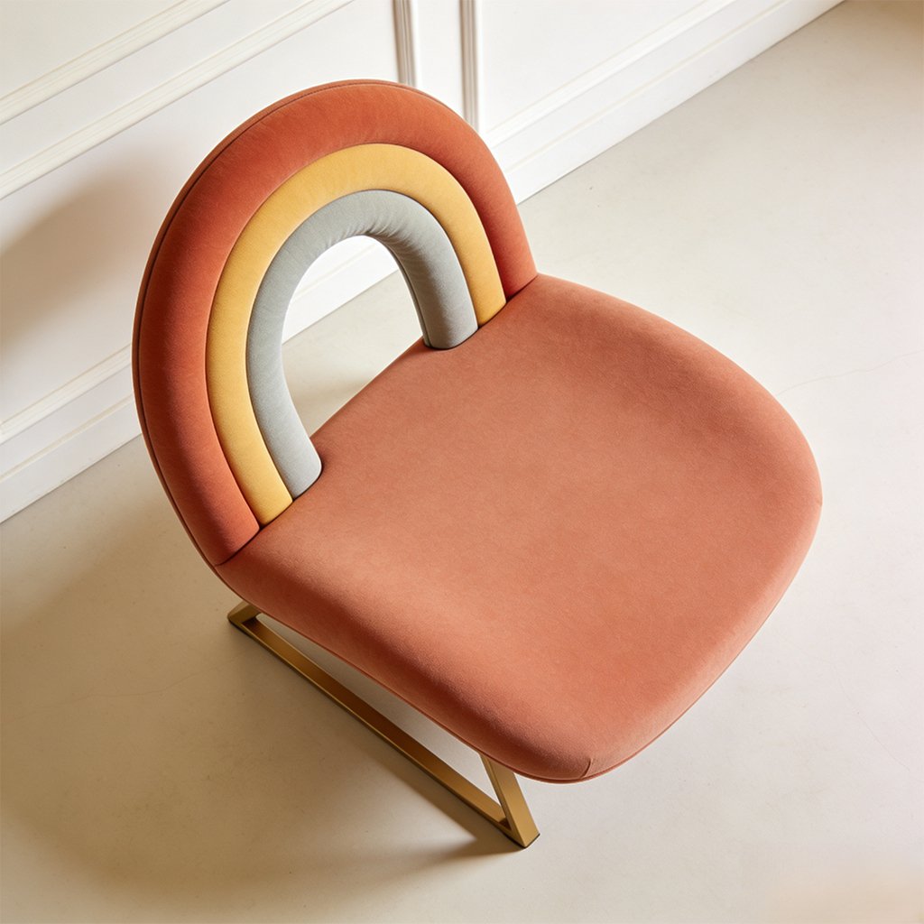 편안한 휴식 1인용 의자 전체 모습