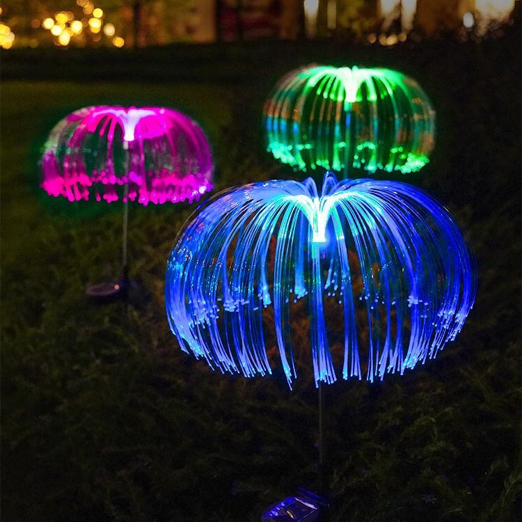 【0電費】太陽能庭院水母彩燈