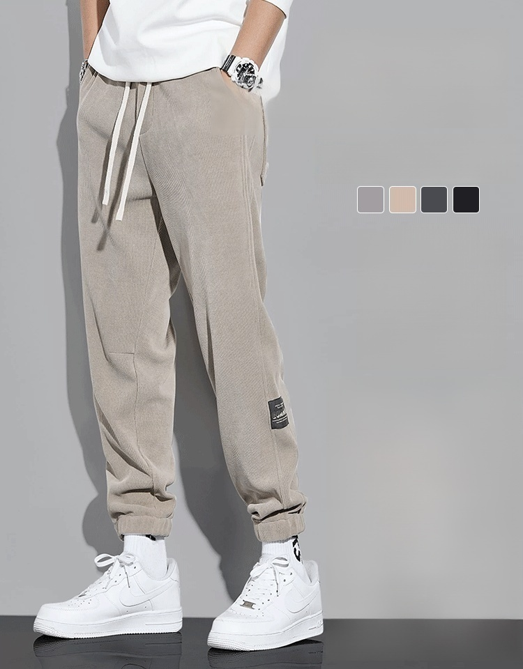 스트레치 코듀로이 팬츠(뒤 기모/기모 없음)