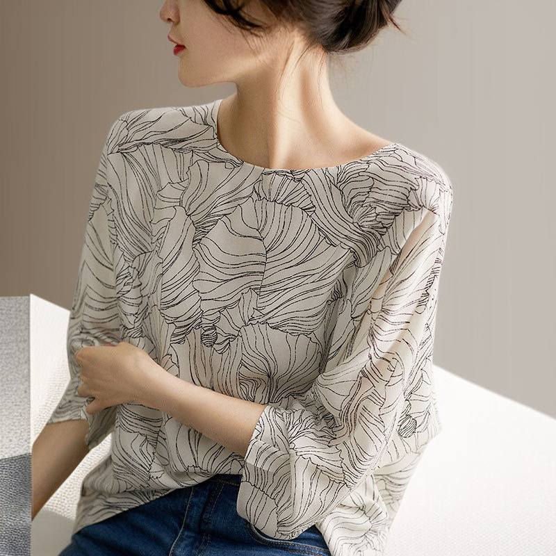 여름철 상쾌한 라글런 슬리브