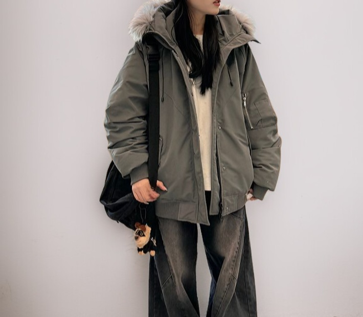 포근한 면 소재 여성용 겨울 옷