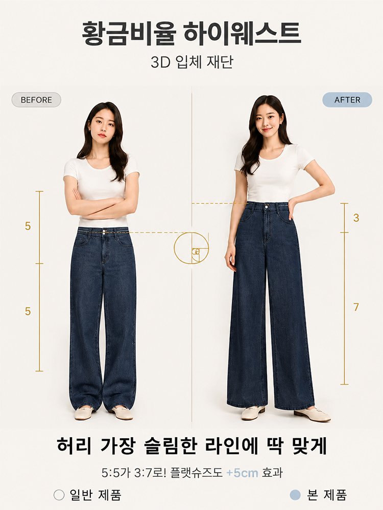 쿨링 텐셀 와이드 데님 팬츠