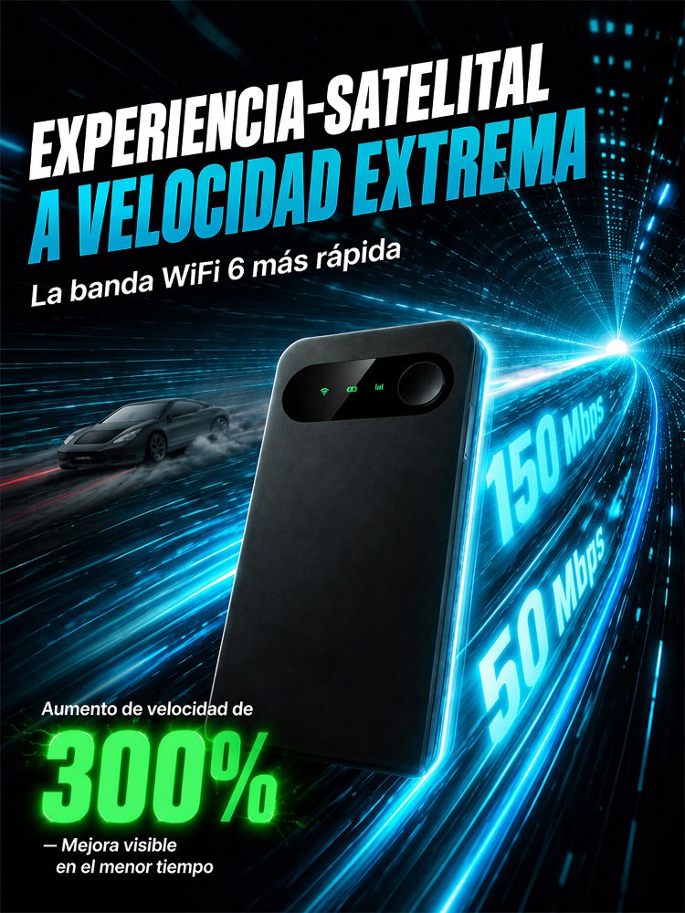Internet portátil de alta velocidad