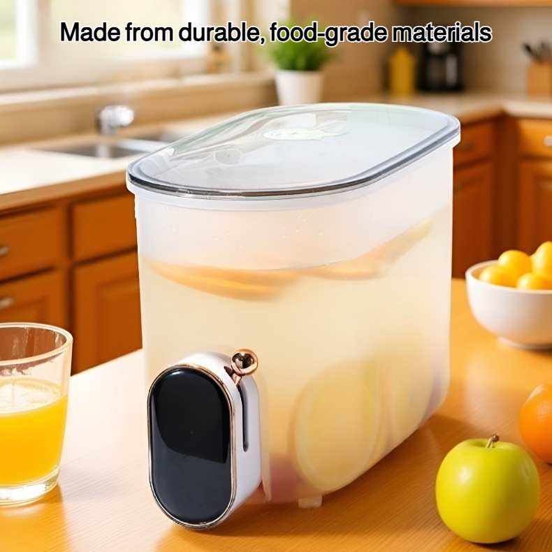 5L large capacity cold water jug with faucet and filter