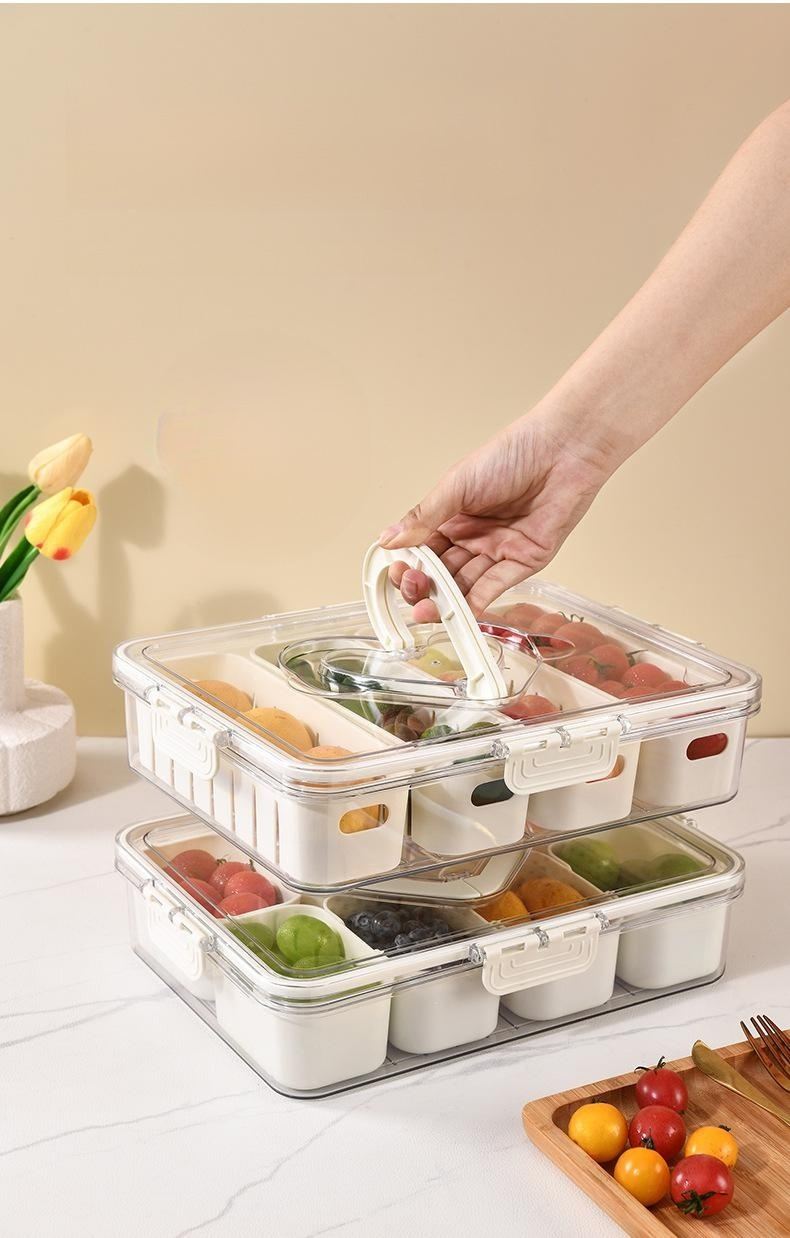 Caja organizadora de alimentos frescos