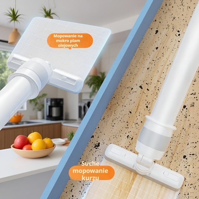 Mini mop ręczny dla leniwych, bez potrzeby mycia rąk