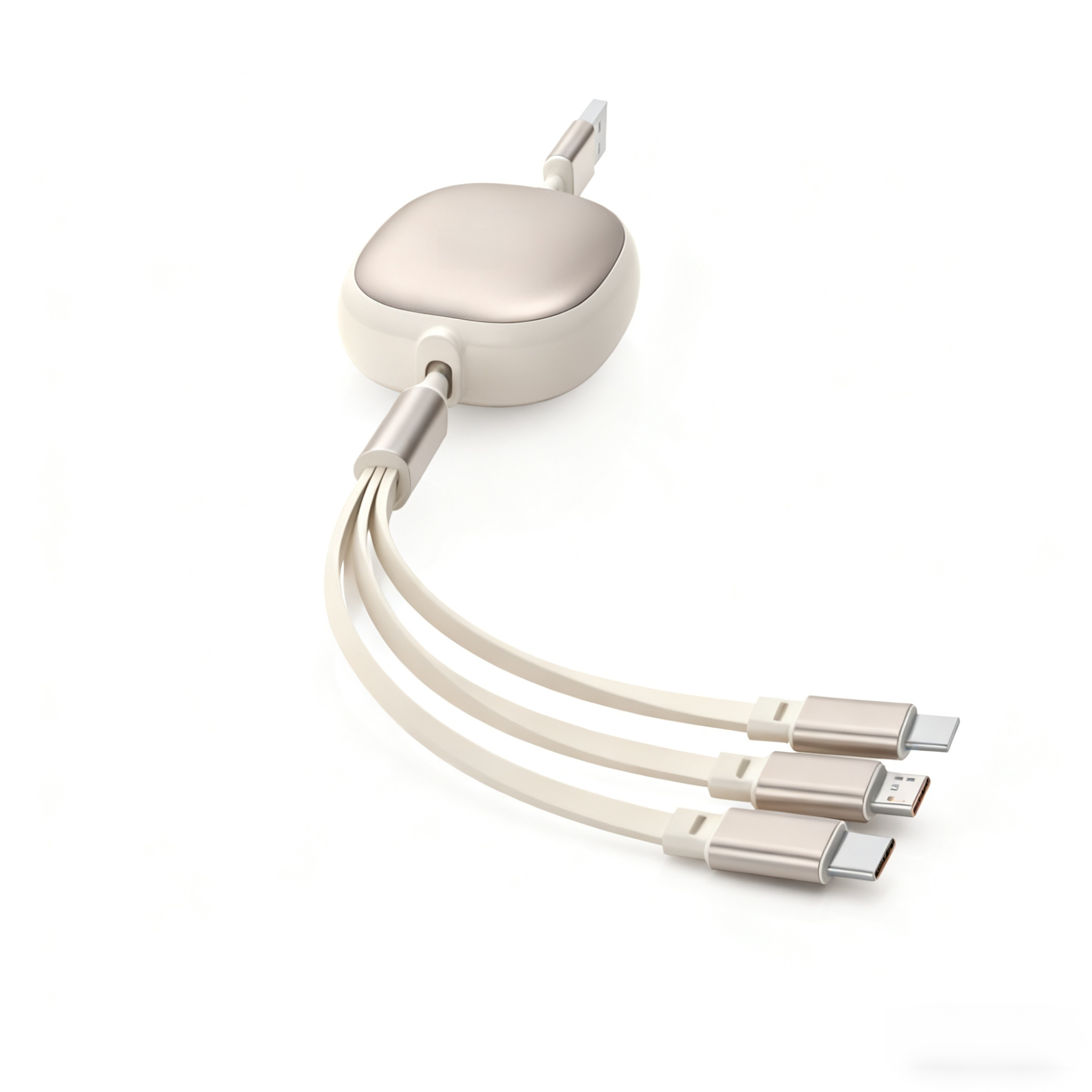 Cable de datos multiuso compatible con iPhone, Android y Type-C