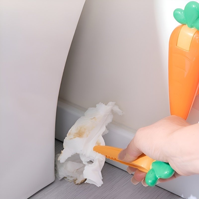 Bathroom Multi-Functional Cute Hair and Trash Clip