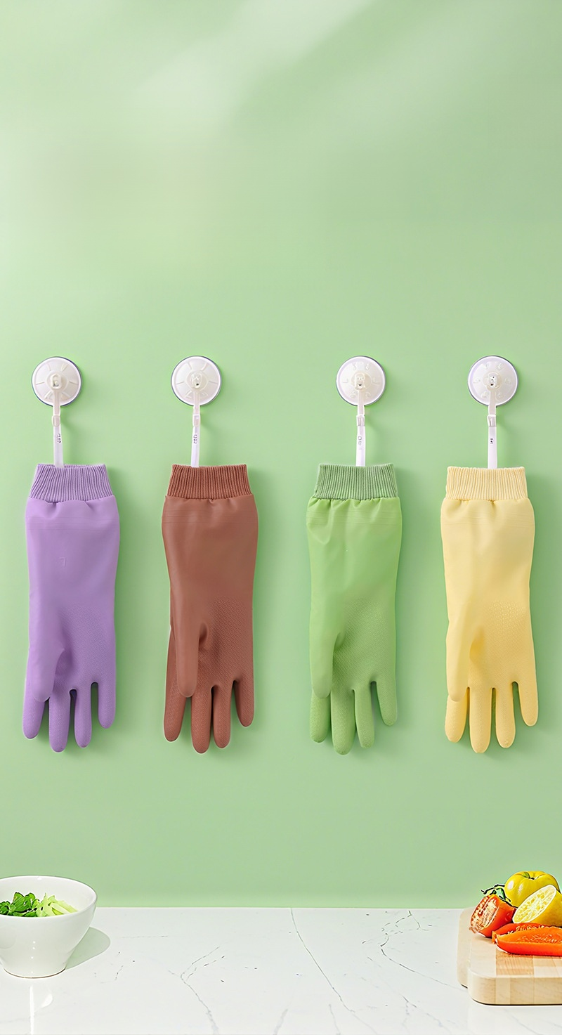Guantes domésticos acolchados para limpieza del hogar