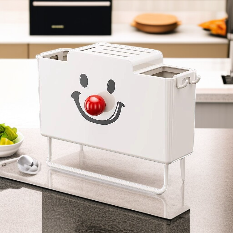 Integrated Household Knife Storage and Chopsticks Basket