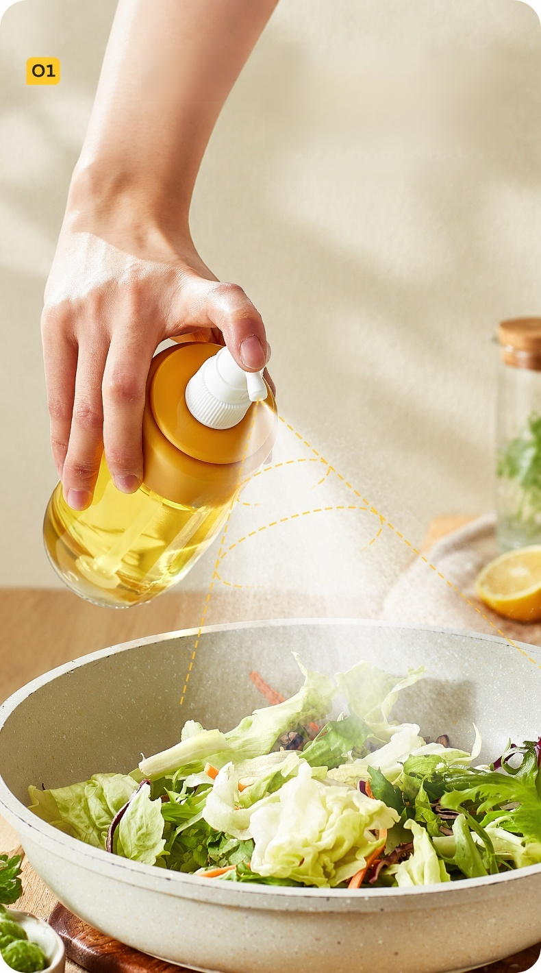 Spray d'huile élégant pour préparation culinaire