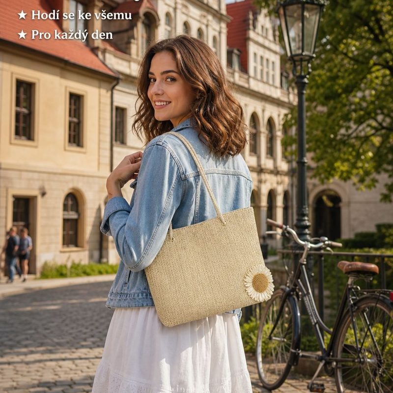 Ručně tkané tašky pro dívky, studentské tašky do školy