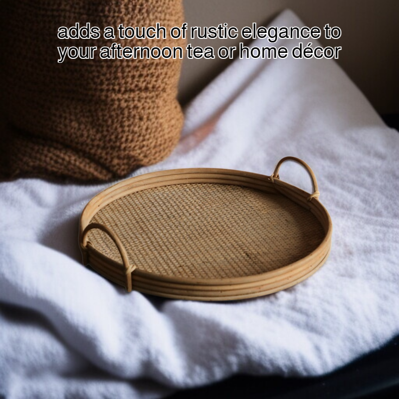 Rattan Woven Tray Tea Plate