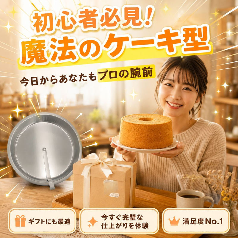 パーフェクトリリース丸型ベーキングパン