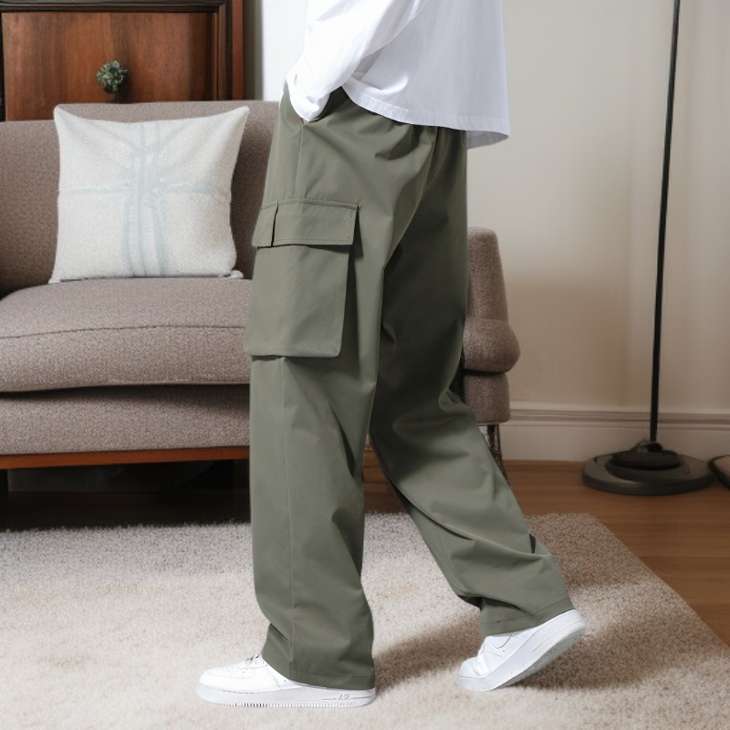 일자형 카고 팬츠