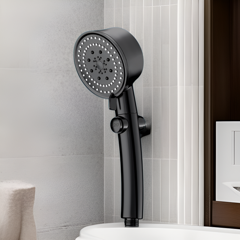 6段階調節可能なバスルームシャワーヘッド