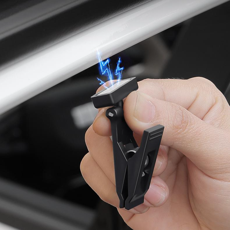 Popular in Japan and South Korea, this 2-pack multi-purpose portable car clipper/card holder/documen