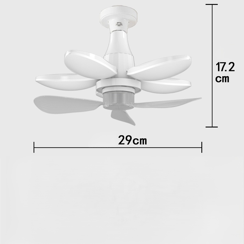Folding lighting fixtures with fans