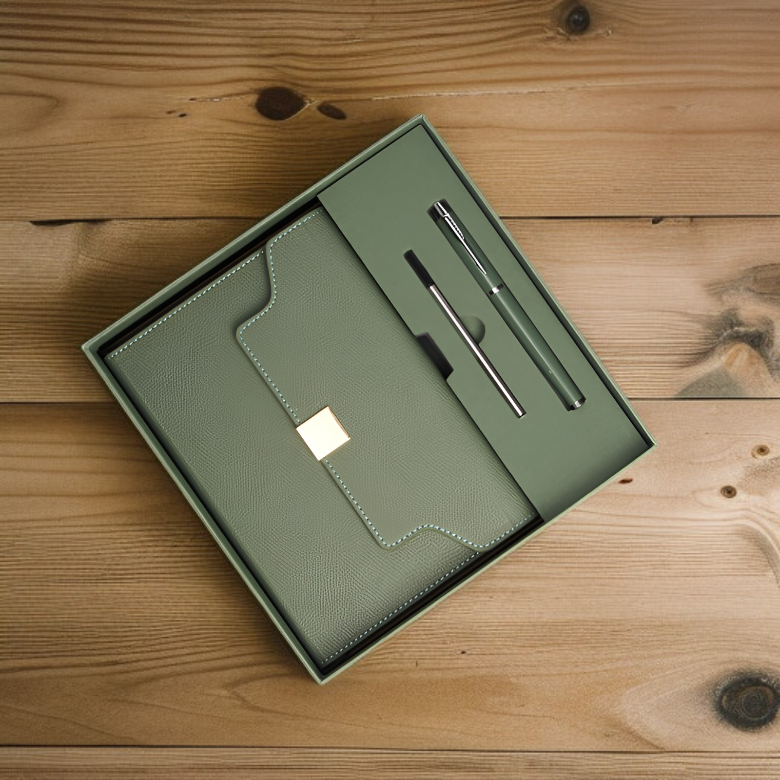 심플하고 세련된 노트북 선물 세트